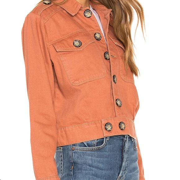 NWOT Free People Jean jacket - Picture 5 of 5